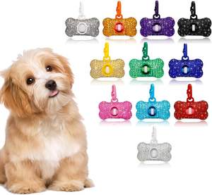 Crystal Dogs <span class=keywords><strong>Poop</strong></span> Bags Dispensador <span class=keywords><strong>Diamond</strong></span> Pets Bolsa de basura Titular - Product Image 2