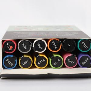 Marqueur de peinture acrylique professionnel, pointe de 1/3 mm - Marqueurs de peinture opaques pour la peinture sur roche, le verre, la céramique - Prix d'usine et OEM - Product Image 5