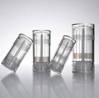 Bâton de barre de lotion rond vide de 15 30 50 75ml, rechargeable AS, baume à lèvres en plastique, bâton de déodorant torsadé, tube, conteneurs, bouteille