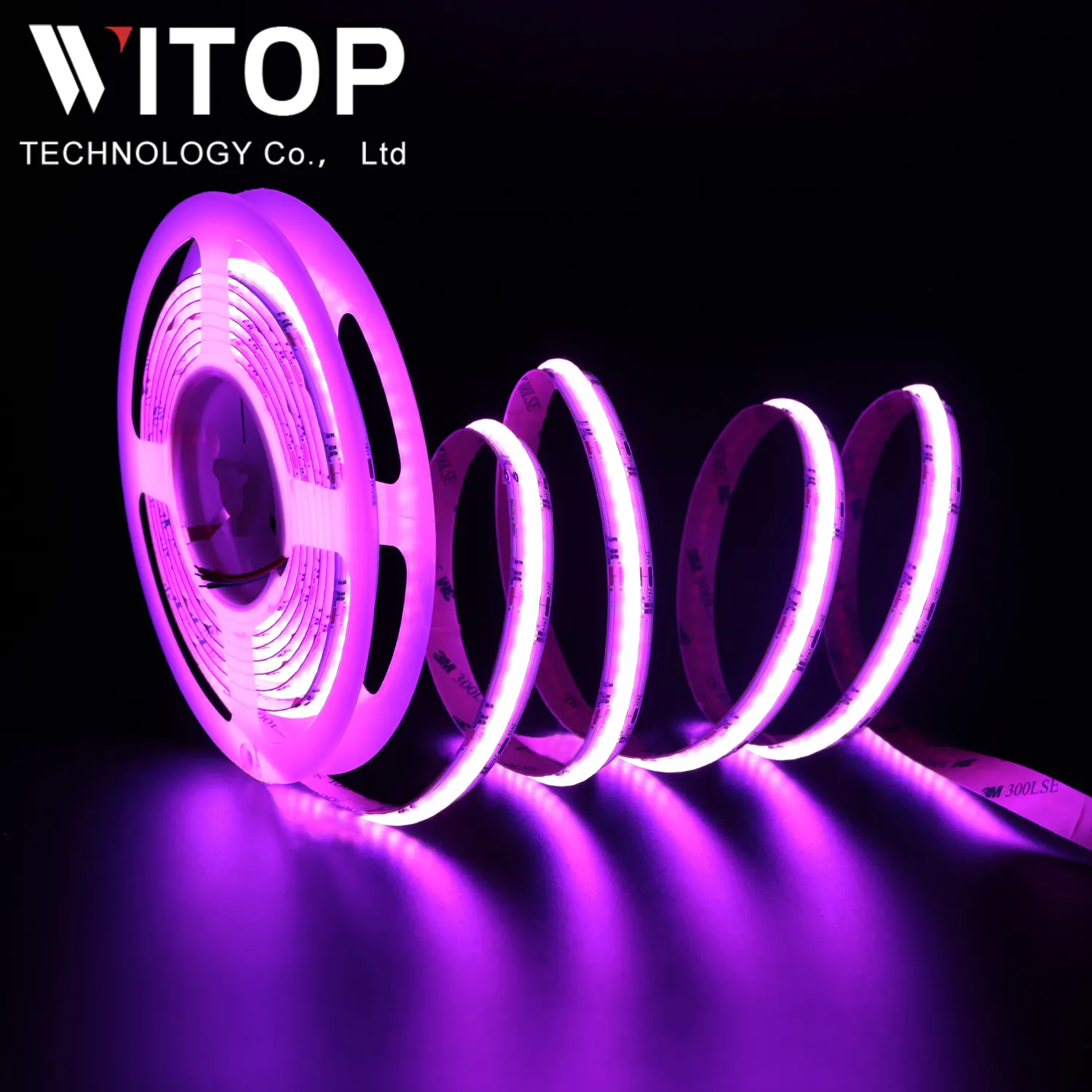 ความหนาแน่นสูง 840leds RGB RGBW RGB + CCT FOB COB LED Strip 24V สําหรับสวนสนุก