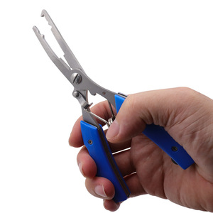 Lu Ban's Work Multi Purpose Fishing Pliers Stainless Steel Hook Remover Cutting Lines Unhooking Fish - Product Image 3