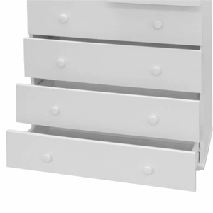 Mobile camera da letto bianco lucido alto turco 6 cassetti cassettiera sezionale stile americano soggiorno mobili di stoccaggio - Product Image 5