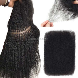 Cheveux Brésiliens Vierges <span class=keywords><strong>Afro</strong></span> Kinky en Vrac Gros Paquet Cheveux Humains <span class=keywords><strong>Afro</strong></span> Kinky en Vrac pour Dreadlocks Torsades et Tresses Extensions de Cheveux - Product Image 1