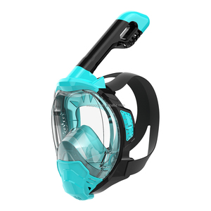 Masker Diving Full Face Terlaris 2025 Desain Pernapasan Bebas Dengan Snorkel Dry Top Masker Snorkel Full Face - Product Image 3