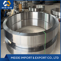 Anneau de couplage de roulement à bride d'axe de locomotive OEM 65Mn 50CrVA 60Si2MnA 20CrNiMoA anti-fatigue QT forgé à chaud