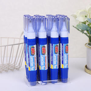 Stylo correcteur à séchage rapide à pointe fine Blanc 3 mm Papier thermique moyen Stylo correcteur Iglo - Product Image 1