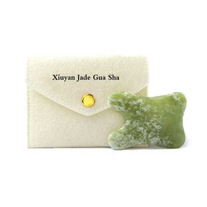 Rodillo de Jade Natural para la cara, Gua Sha, piedra Natural, masajeador de cuello corporal, acupuntura, cuidado de los ojos, Spa, herramientas de masaje, masaje, levantamiento de rostros - Product Image 6