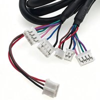 Arnés de Cables Divisor Multi-Rama Personalizado, Cable Conector PH2.0mm con Cubierta Exterior Negra para Control de Electrodomésticos