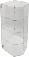 Vente en gros d'usine, humidor à cigares en acrylique transparent Franklin, présentoir de table - jusqu'à 150 cigares
