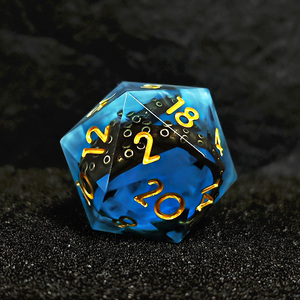 Ensemble <span class=keywords><strong>de</strong></span> dés polyédriques bleus HS DICE Ocean Octopus Tentacle en résine avec des bords tranchants pour les jeux <span class=keywords><strong>de</strong></span> rôle Dungeons and <span class=keywords><strong>Dragons</strong></span> - Product Image 4