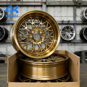 Rines Personalizados Dorados Forjados en Aluminio 6061 T6, 6x139.7 8x5.5, 20 22 24 26 Pulgadas para Toyota <span class=keywords><strong>Hummer</strong></span> H2/H3 Cadillac - Product Image 3