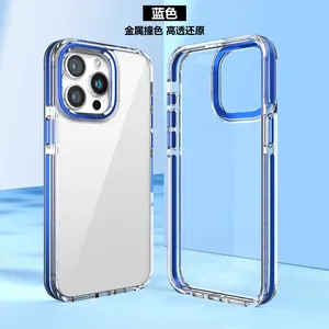 Factory supplier protective hard back case for iphone 15 14 13 12 11 pro max transparent cell phone covers For samsung s23 s24