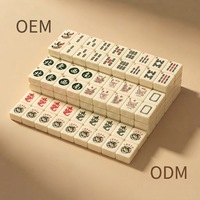 160 tuiles de Mahjong américaines, tuiles de Mahjong de Noël, tuiles de Mahjong sur mesure, tuiles de Mahjong en acrylique, OEM ODM Vente en gros