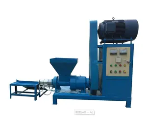 wood sawdust biomass tree leaves bamboo charcoal coal briquettes press manufacturing machines