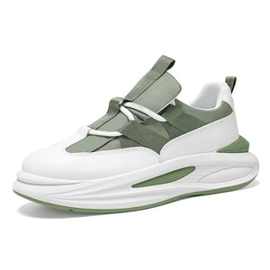 Chaussures respirantes pour hommes, surface en maille anti-odeur, sport et loisirs, polyvalentes, légères, à semelle épaisse, augmentant la taille - Product Image 5
