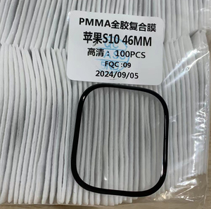 PMMA PC Kết Hợp Đầy Đủ Bảo Hiểm Mềm Bảo Vệ Màn Hình Cho Apple Xem Loạt <span class=keywords><strong>10</strong></span> 46Mm S10 42Mm Siêu 2 38Mm 40Mm 44Mm 41Mm 45Mm - Product Image 1