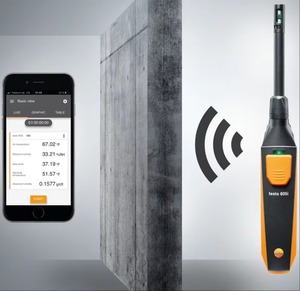 Termohigrómetro Testo 605i Original y Nuevo, Operado a través de Teléfono Inteligente - Product Image 6
