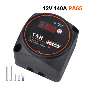 ซีเอ็นสปีด วีเอสอารีเลย์ 12V 140A ตัวแยกแบตเตอรี่คู่พร้อมโวลต์มิเตอร์สำหรับรถบรรทุกเอสยูวี อาร์วีเรือเอทีวี ยูทีวี - Product Image 2