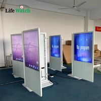 Kiosco Digital de Doble Cara con Sistema Dual Android y Windows, CMS en la Nube, Control Remoto para Museos y Salas de Exposiciones