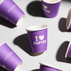 Gobelets à café en papier biodégradable à paroi simple, imperméables, de qualité alimentaire, avec logo personnalisé imprimé, 8oz/12oz/16oz, pour café chaud - Product Image 3