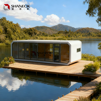 Maison modulaire préfabriquée de luxe de 20 pieds et 40 pieds, modèle de cabine Apple détachable, capsule spatiale personnalisée, conteneur, maison conteneur