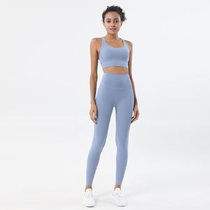 <span class=keywords><strong>Lulu</strong></span> – Leggings en Nylon taille haute et soutien-gorge de sport, vêtements d'athlétisme, vente en gros - Product Image 3