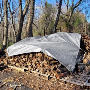 Telo in PE in rotolo, telo in plastica, <span class=keywords><strong>teloni</strong></span> in polietilene 220g, <span class=keywords><strong>teloni</strong></span> finiti blu/argento in HDPE <span class=keywords><strong>per</strong></span> copertura camion - Product Image 6