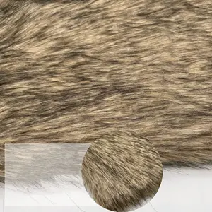 65 мм длина ворса пользовательские цвета искусственная задняя печать градиент гладкие волосы искусственный мех Ткань для зимней одежды