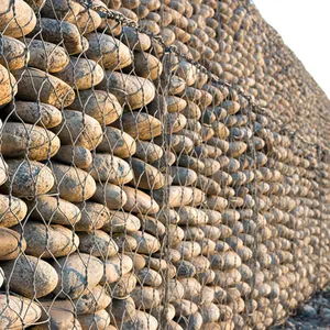 Custo de parede gabion para retenção, alta qualidade, preço de parede/cesta gabian/gabion, medidor quadrado