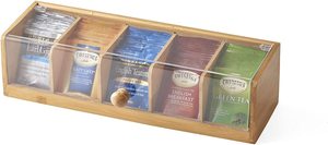 Caja de Almacenamiento de Escritorio de Madera Maciza Personalizada al por Mayor, Forma Rectangular, Estilo de Diseño Europeo, Cubierta de Acrílico para Almacenamiento de Té en el Escritorio - Product Image 2