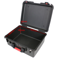 Étui rigide de stockage Portable pour équipement de caméra Microphone Boîte en métal EVA prédécoupée Tear-Off Outing Caractéristiques OEM