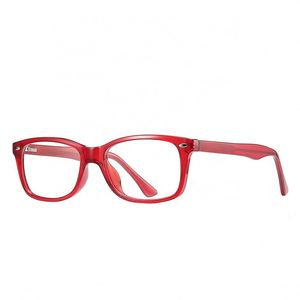 2008 Vintage Retro Model Bluelight Optical Glasses Frame Unisex Prescription Black Red Square <b>Eyewear</b> Stylish Computer - Product Image 4