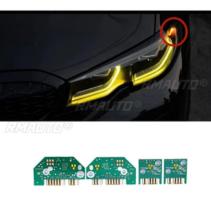 Pour BMW Série 3 G20 G21 320i Configuration Haut de Gamme, Modification de la Source Lumineuse à LED Jaune pour Feux de Jour à Couleur Changeante - Product Image 1