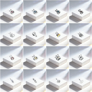 Pendentif en zircon en forme d'animal S925 plaqué or pour bracelets DIY, bijoux pour femmes et enfants, cadeaux vendus directement par le fabricant - Product Image 3