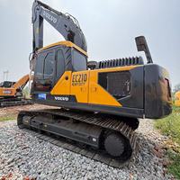 Excavatrice sur chenilles Volvo EC210 d'occasion, 21 tonnes, Volvo EC140D EC240B d'occasion, pelle hydraulique avec conduite hydraulique auxiliaire à vendre