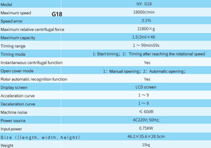 معدات التكنولوجيا الحيوية OEM ، أجهزة الطرد المركزي الدقيقة المخصصة لسطح المكتب ، جهاز طرد مركزي عالي السرعة - Product Image 6
