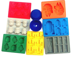 Moldes de Silicona para <span class=keywords><strong>Chocolate</strong></span> y Cubitos de Hielo CLOUDTOP de Alta Calidad y Ecológicos con Diseño de Estrella de la Muerte, para Hacer Helados - Product Image 1