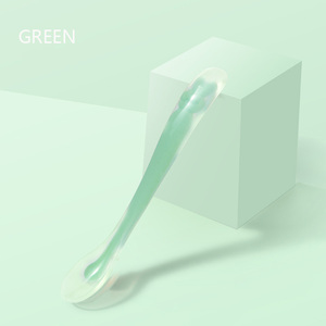 Cuillère en Silicone pour bébé sur mesure, vente directe d'usine, cuillère et <span class=keywords><strong>fourchette</strong></span> pliables, pierre à ciseaux en papier de dessin animé - Product Image 6