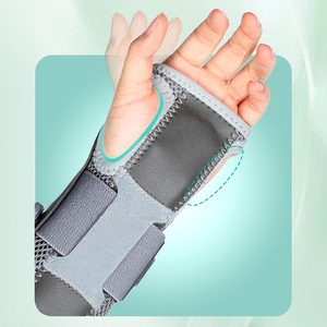 Attelle de poignet réglable et respirante, stabilisateur pour <span class=keywords><strong>syndrome</strong></span> du canal carpien, protection du poignet pour le soutien et le soulagement de la douleur - Product Image 5