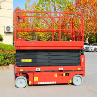 Chariot de plateforme élévatrice à ciseaux électrique motorisé 8M