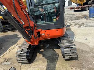 Excavadora de orugas usada Kubota U35 de 3,5 toneladas, excavadora de segunda mano Kubota U35 en buenas condiciones a la venta - Product Image 4