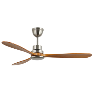 Ventilateur de plafond moderne à 6 vitesses silencieux avec pales en bois et moteur DC sans lumière pour les intérieurs modernes d'hôtels et de maisons - Product Image 4