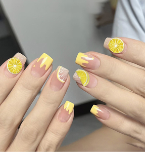 เรซิ่นรูปเลมอนสีสันน่ารัก 50 ชิ้น สำหรับตกแต่งเล็บ งานฝีมือ DIY สำหรับตกแต่งเล็บ - Product Image 2