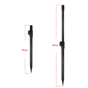 50-100cm aleación de aluminio <span class=keywords><strong>2</strong></span> piezas palos de Banco de punto en espiral caña de pescar ajustable vaina de liberación rápida - Product Image 4