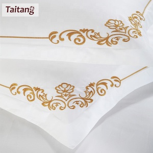 Juego de Sábanas Taitang 100% Algodón <span class=keywords><strong>Egipcio</strong></span>, Tamaño King y Queen, Sábanas Bordadas - Product Image 6