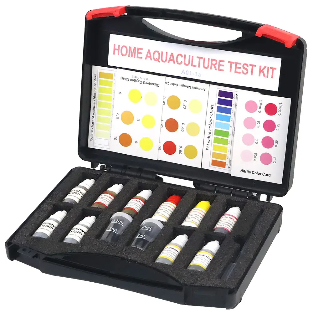 Thuis Aquacultuur Vis Water Kwaliteit Tester Multiparameter Waterkwaliteit Analyze Reagentia Waterkwaliteit Testkit