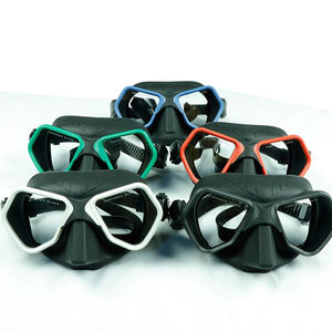 Masque de plongée profonde certifié CE en silicone 65CC à faible volume avec lentille en verre trempé - Product Image 6