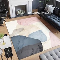 Tapis de salon de luxe moderne de haute qualité, extra large, antidérapant, lavable en machine, tapis de sol pour porte