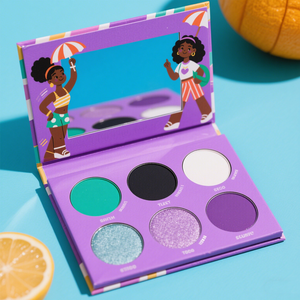Haga su propia marca Paleta de sombras de ojos Bajo MOQ Alto pigmento Etiqueta privada Fabricante de maquillaje - Product Image 5