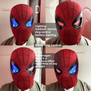 Máscara Luminosa Eléctrica con Ojos Móviles de Spider-Man para Halloween, Cumpleaños, Navidad, Casco de Cosplay - Product Image 2